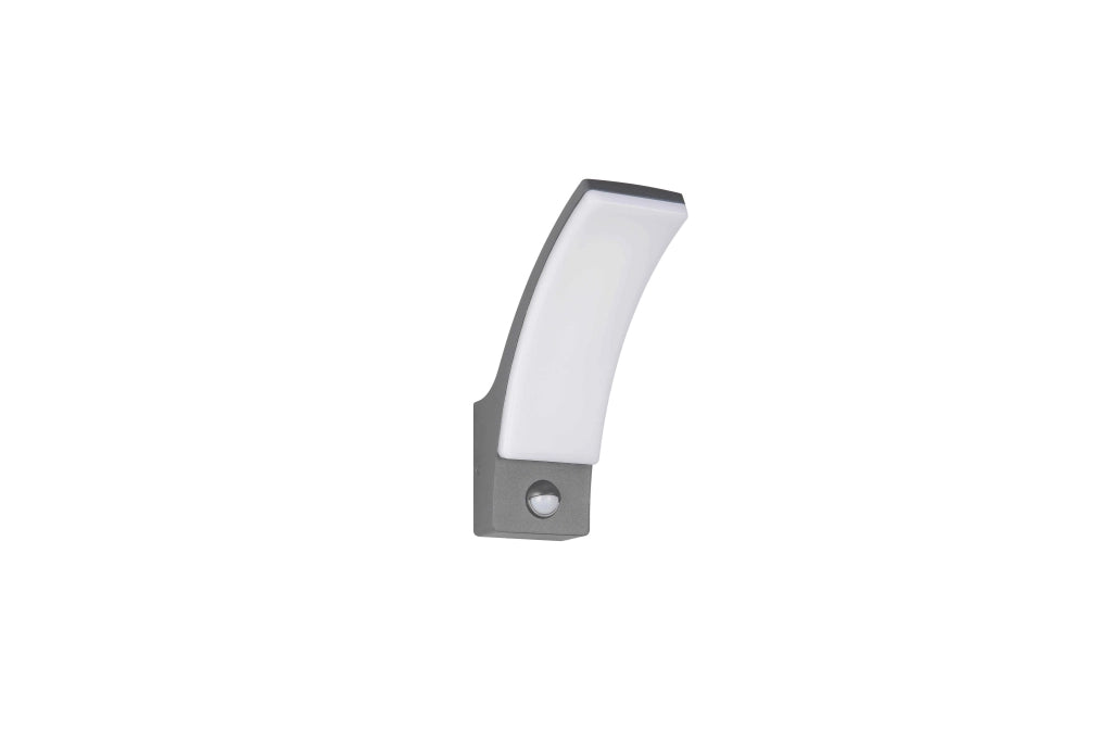 Applique da esterno LED c/sensore movimento, antracite, H 23 cm, Beja