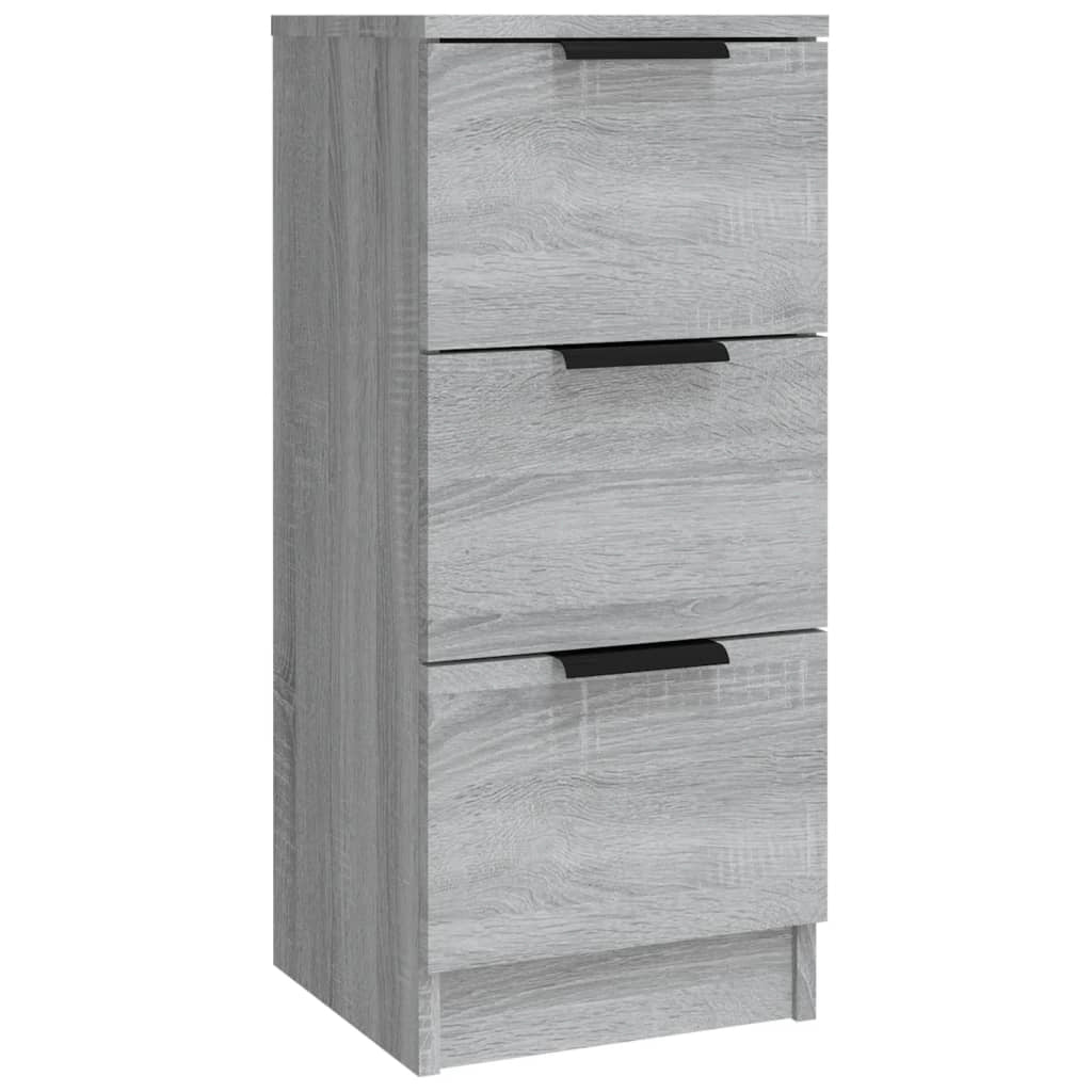 Buffet credenza cassettiera armadio mobile contenitore organizer per cucina soggiorno salotti 3 pezzi legno ingegnerizzato Sonoma grigio 02_0037180