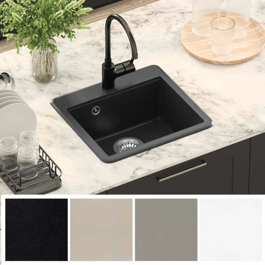Lavello Nero 470 x 440 mm Granito CFW6508936