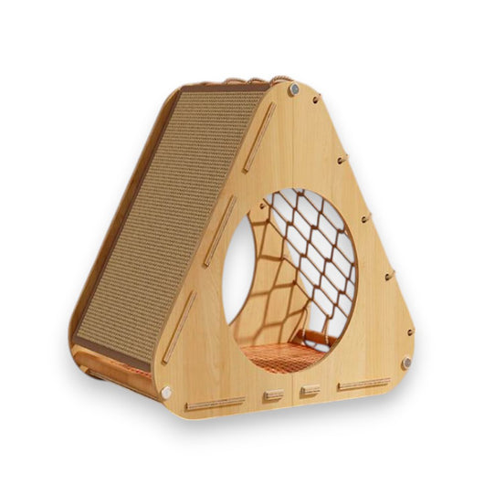 Casa per gatti AUREA con tiragraffi in sisal e rifugio per il riposo 66 x 52 x 55 cm