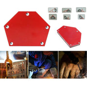 Trade Shop - Squadra Magnetica Magnete Saldatura 30° 45° 60° 75° 90° 120° 50lb 22kg Esagonale -