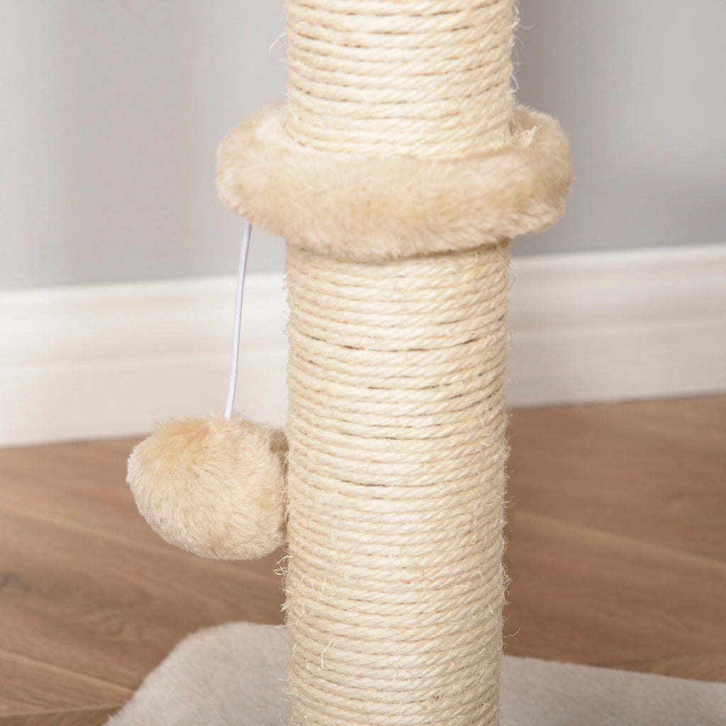 TIRAGRAFFI con cuccia 100 cm Beige in MDF