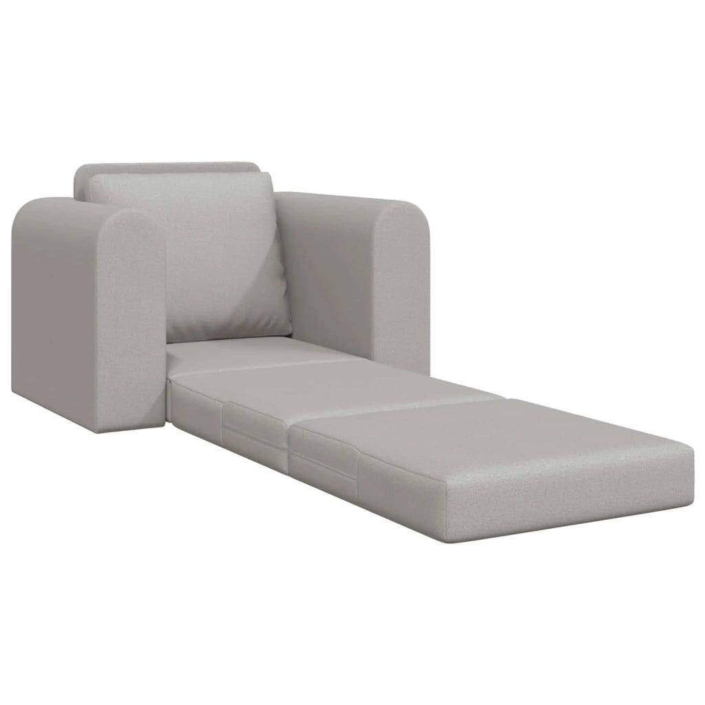Divano letto | Sof¨¤ letto | Letto singolo Grigio Nuvola 98 x 71 x 83 cm Tessuto