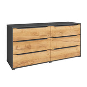 Vicco Credenza Quercia dorata/antracite 48 x 77.6 cm con cassetti