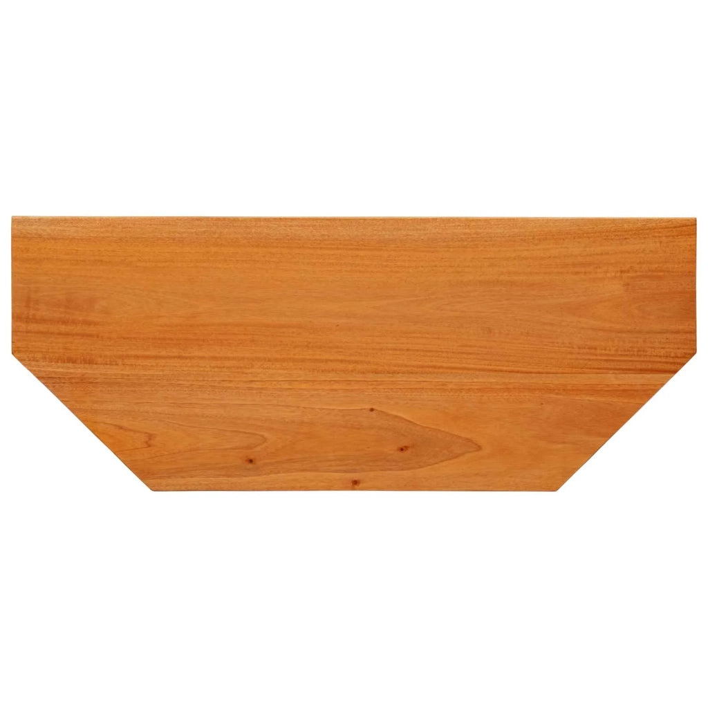Mobile TV-Credenza per TV Naturale 100 x 40,5 x 46 cm Legno di Mogano Massello