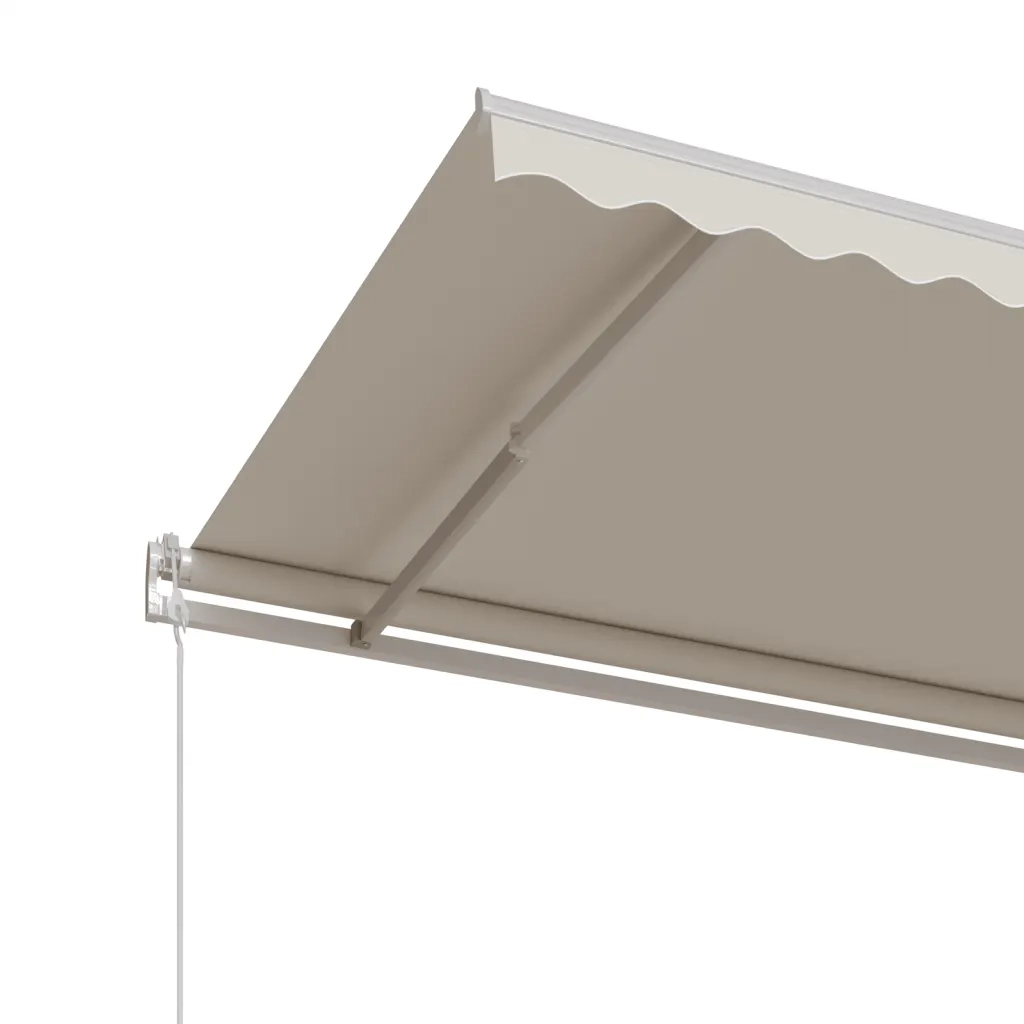 Tenda da Sole Retrattile Automatica 400x350 cm Crema cod mxl 60719