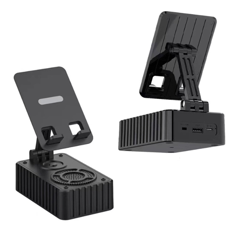 Trade Shop - Supporto Per Cellulare Con Altoparlante Wireless Portatile Regolabile Scrivania Kms-z513 -