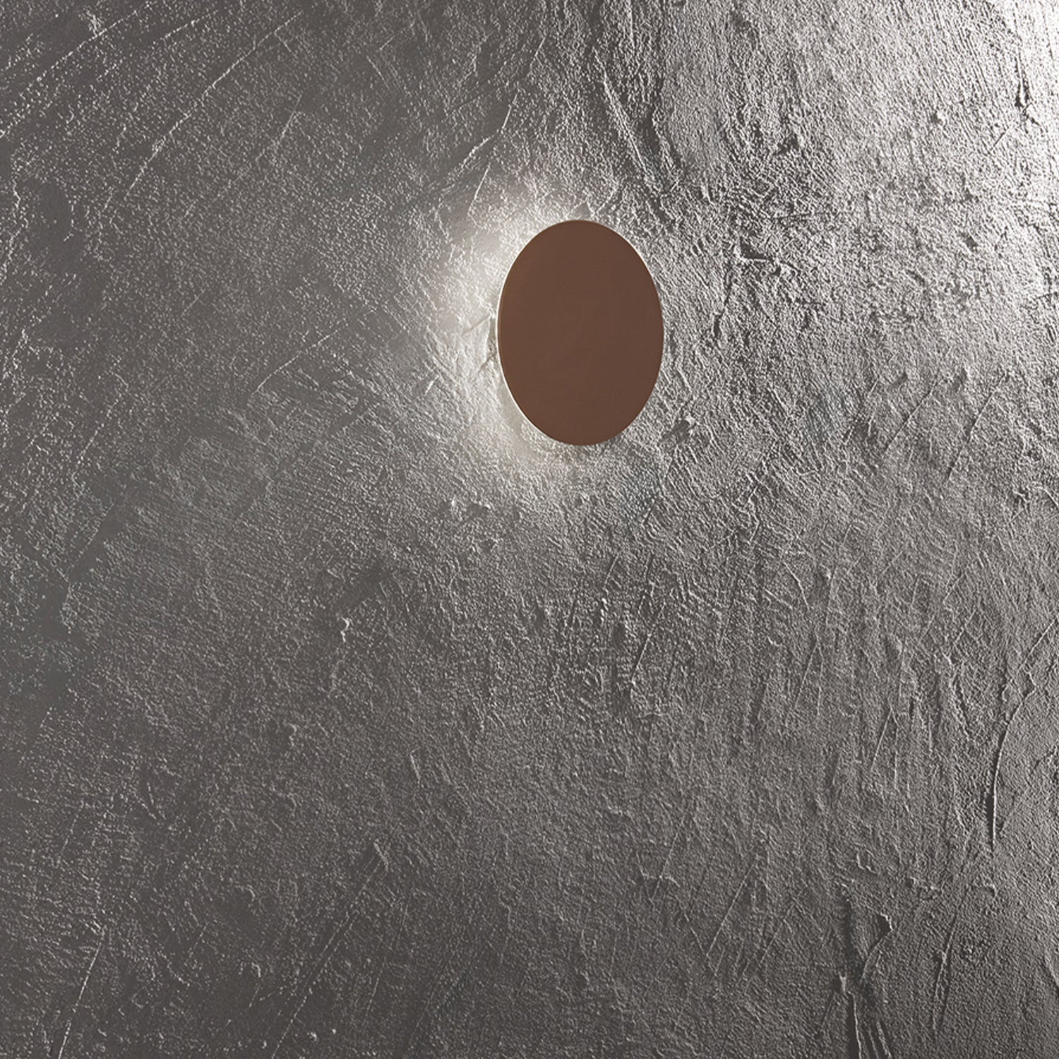 Plafoniera Moderna Nebula Metallo Marrone Led 15W Dimmerabile Ip20 D25