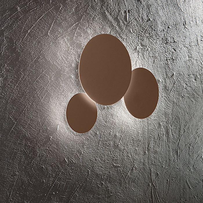 Plafoniera Moderna Nebula Metallo Marrone Led 15W Dimmerabile Ip20 D25