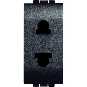 Living Int. - Presa 2P 16A 127/250 Vac - standard Euroamericano - L4125