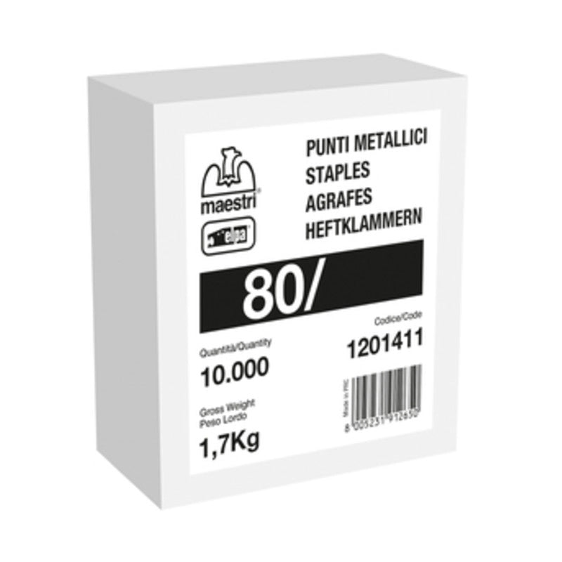 MAESTRI PUNTI SPILLATRICE ART.  80/14 10000 PZ GALVA  1 SC