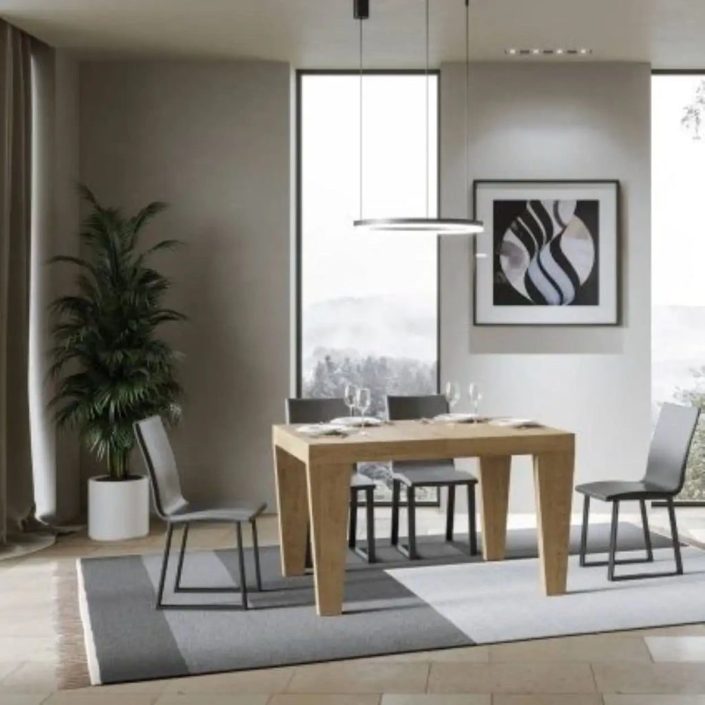 Tavolo allungabile 130/234x90 cm Spimbo Premium colore quercia natura