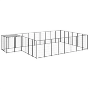 Gabbia per Cani Nera 15,73 mÂ² in Acciaio   cod mxl 37000