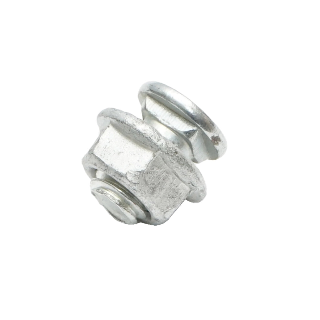 Set di 100 viti con dadi M8x12mm per elemento di collegamento grondaia metallica