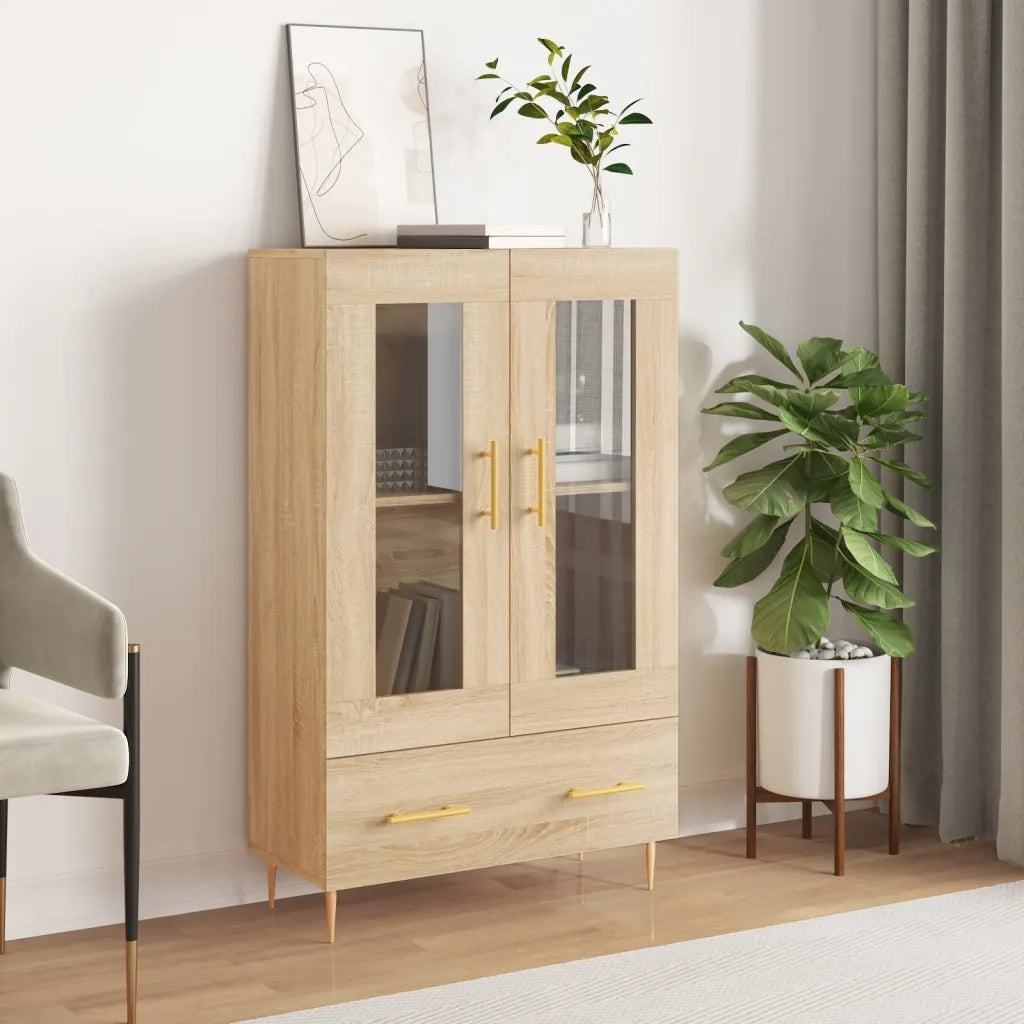 vidaXL Credenza Rovere Sonoma 69,5x31x115 cm in Legno Multistrato