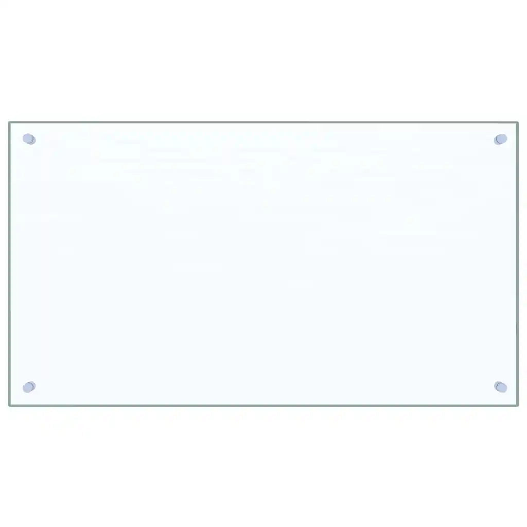 Schienale da cucina 2 pz Trasparente 90 x 50 cm CFW3930728