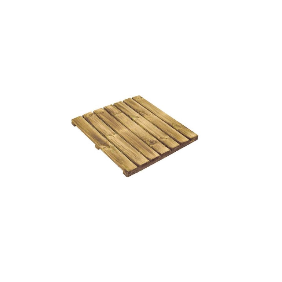 PAVIMENTO PER ESTERNO IN LEGNO 40X40 PINO IMPREGNATO