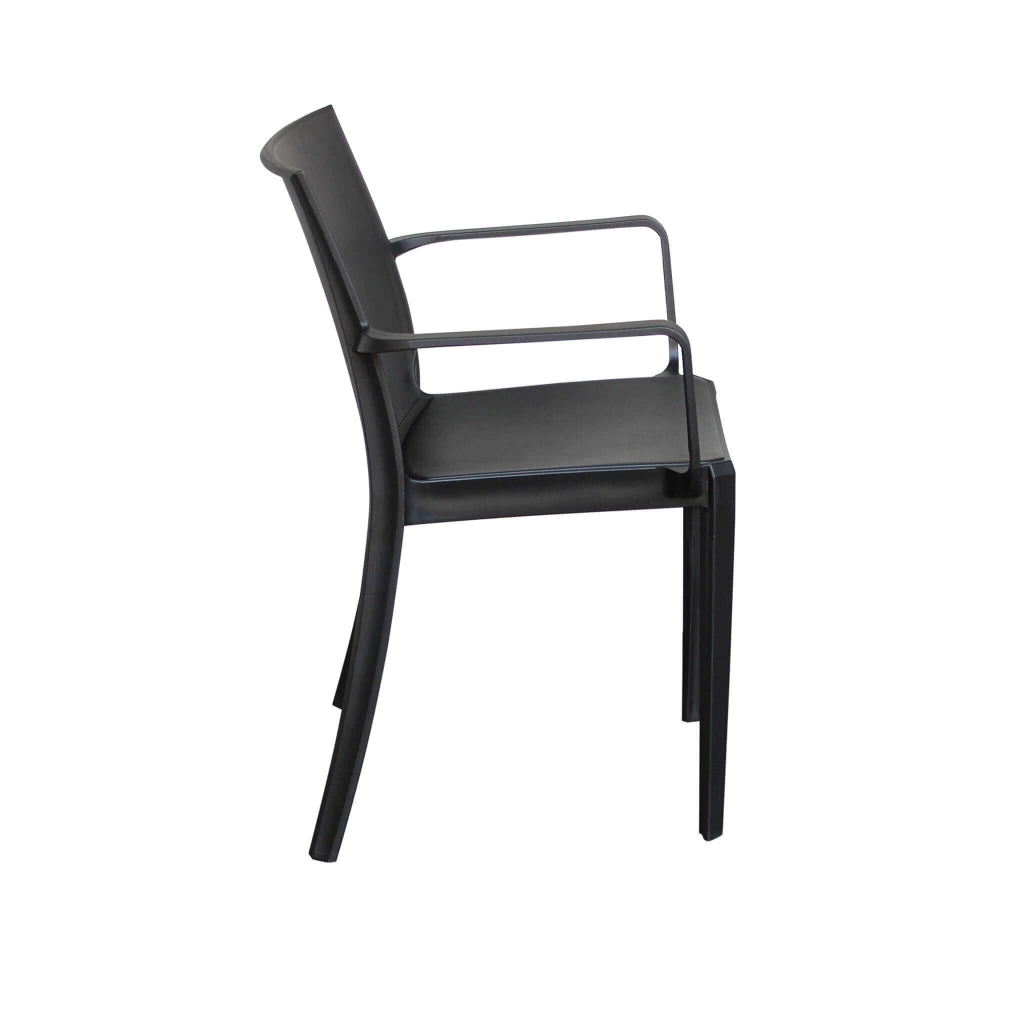 Poltrona da Esterno Impilabile in Polipropilene cm 55x58x82 - VICTORIA