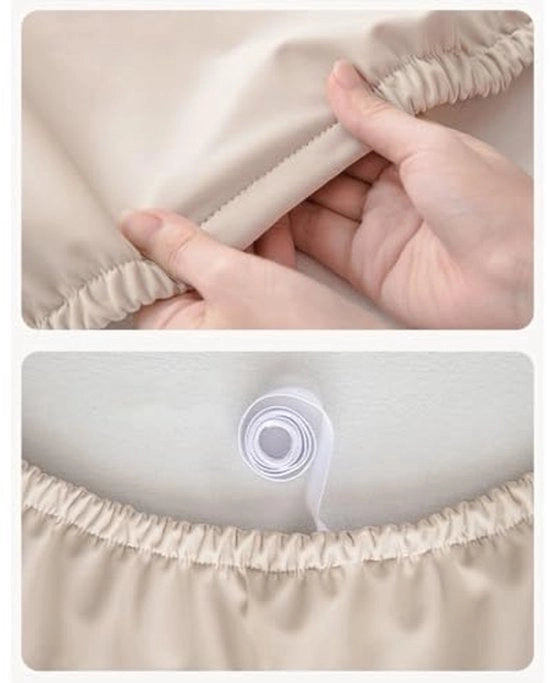 Tappeto per tavolo - impermeabile - rettangolare - pelle PU - antiscivolo - marrone - lavabile - decorazione per tavolo - 80 x 130 cm.