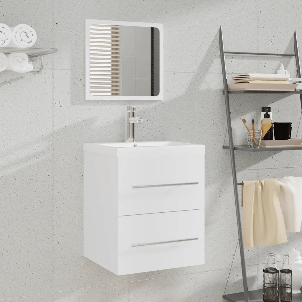 Mobile da Bagno con Specchio Bianco 41x38,5x48 cm  cod mxl 18039