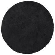 Tappeto del soggiorno | Tappeto Shaggy a Pelo Lungo NAVARRA Nero 160x160 cm poliestere