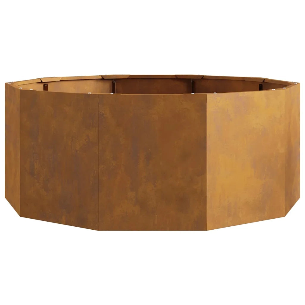 Fioriera Ruggine-Vaso-Contenitore per Piante 90 x 90 x 35 cm