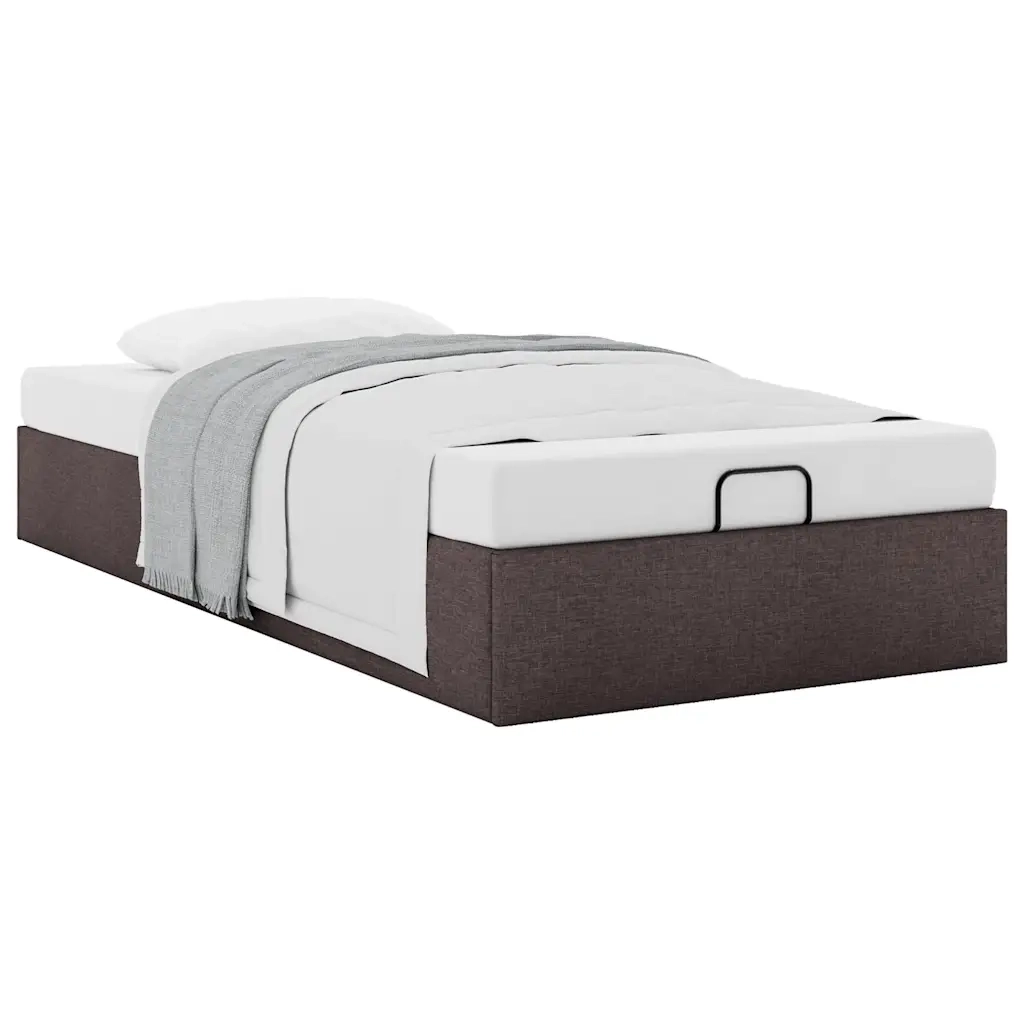 Struttura Letto Pouf senza Materasso 90x200 cm in Tessuto