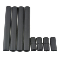 Lampione da Giardino Led a Energia Solare Nero 120 cm