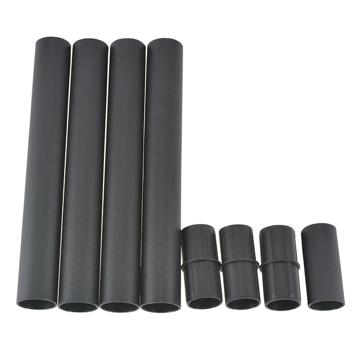 Lampione da Giardino Led a Energia Solare Nero 120 cm