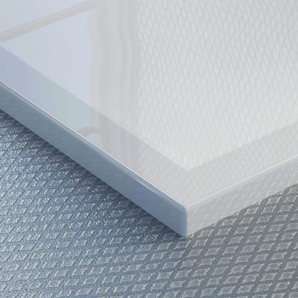 Piatto Doccia 80x80 cm in Acrilico Fosterberg Floret 2 Bianco Lucido