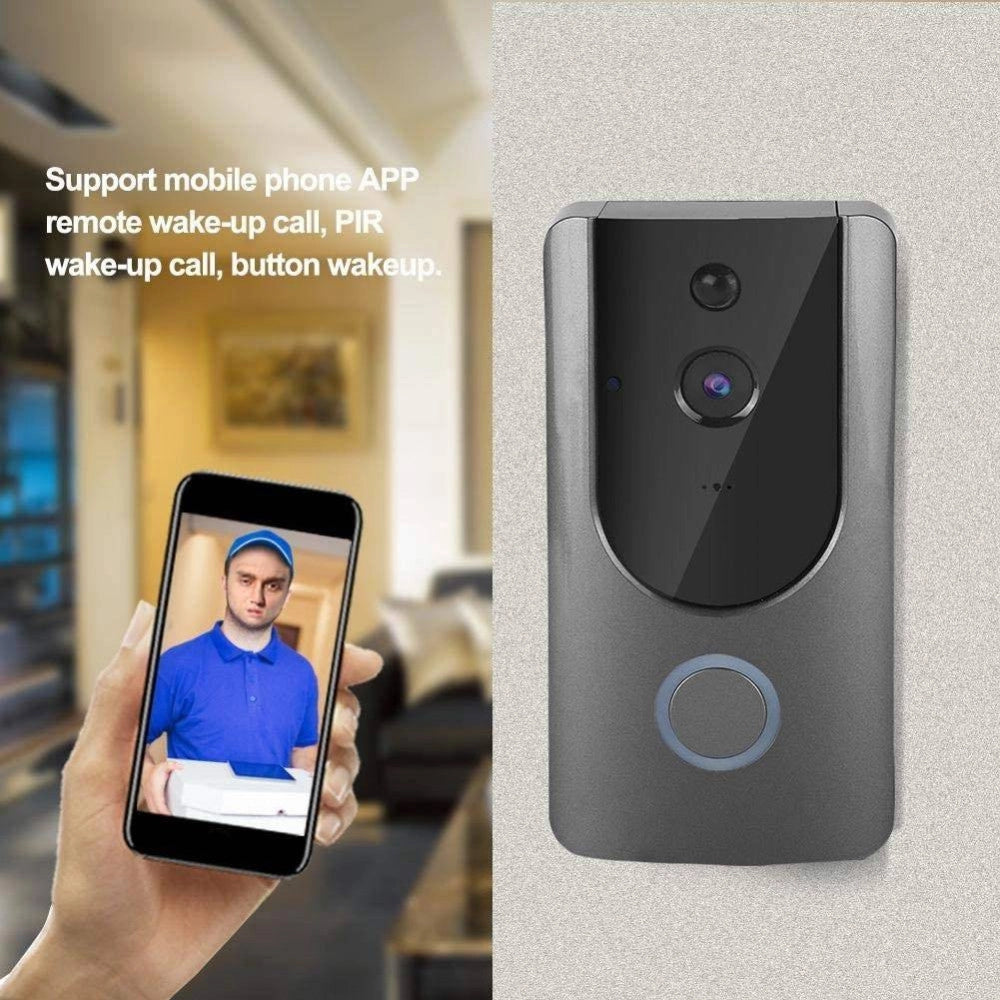 Trade Shop - Videocitofono Wifi Ip Telecamera Citofono Campanello Senza Fili App Smartphone -