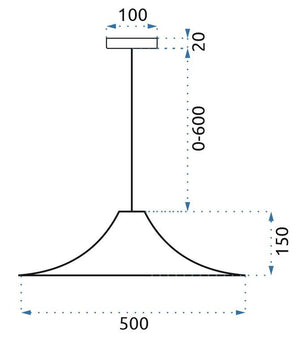 Lampada Da Soffittopensile Piatto Rotondo Loft Oro APP499-1CP