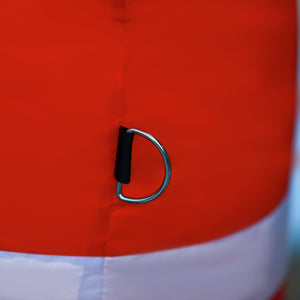 Easycomfort Babbo Natale Gonfiabile su Aereo 160cm con Luci LED Integrate, Decorazione Natalizia da Esterno