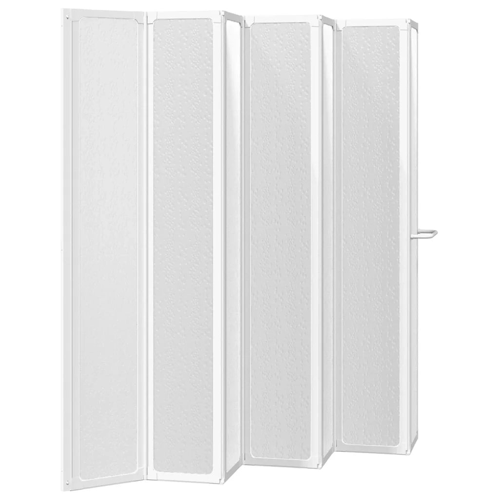 7 Pannelli pieghevoli con porta-asciugamano 140 x 168 cm doccia bagno cod mxl 53746