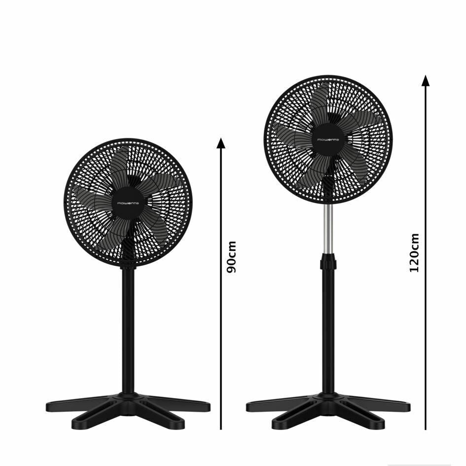 Rowenta Turbo Essential VU3110F0 ventilatore Nero