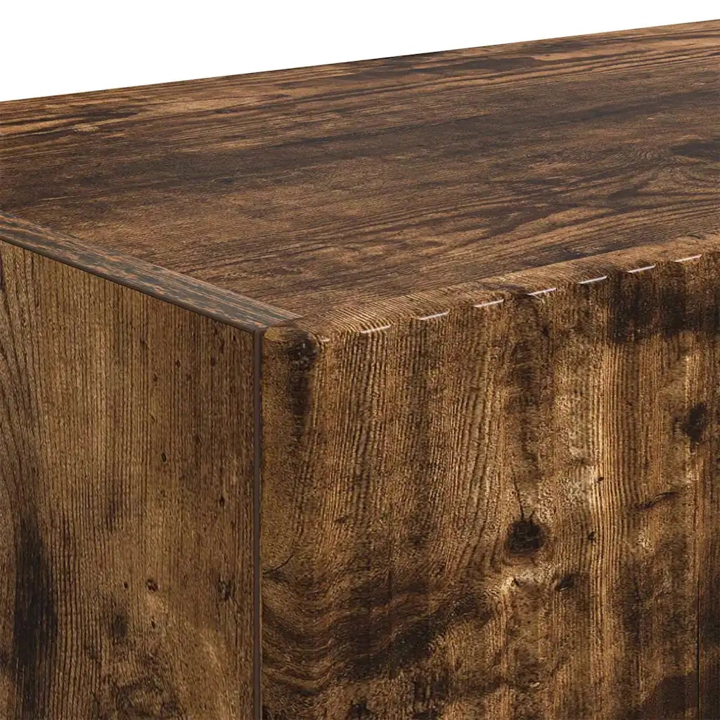 Mobile TV da parete 2 pcs Rovere fumé 78,5 x 31 x 29,5 cm 892220