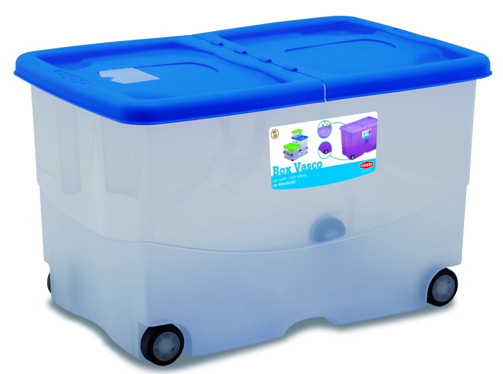 Stefanplast CONTENITORE MULTIUSO VASCO lt. 57 - cm. 60x40x36 h