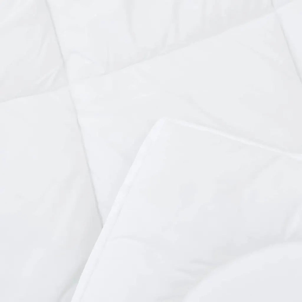 vidaXL Piumone Altro con cuscino 3 pcs Bianco 200 x 220 cm Microfibra