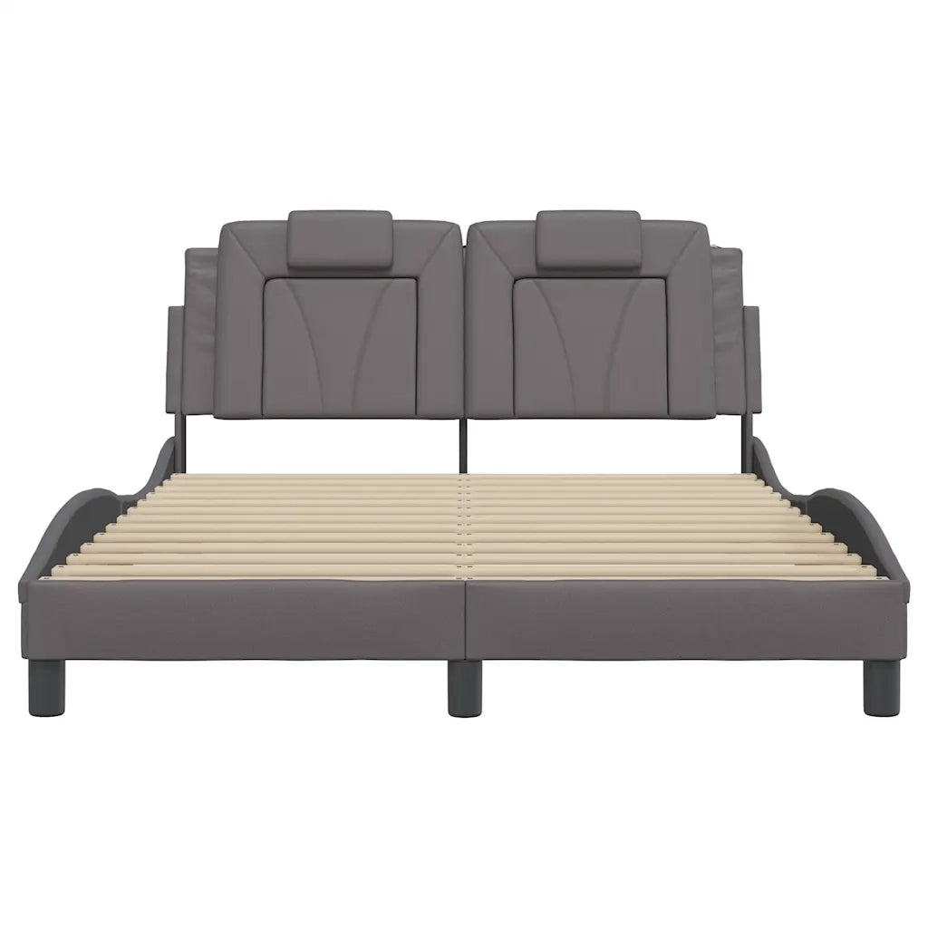 Giroletto Viana senza Materasso Crema 120x200 cm in Similpelle 3208085