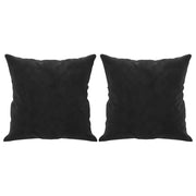 Cuscini Decorativi 2 pz Nero 40x40 cm in Velluto CFW1660639