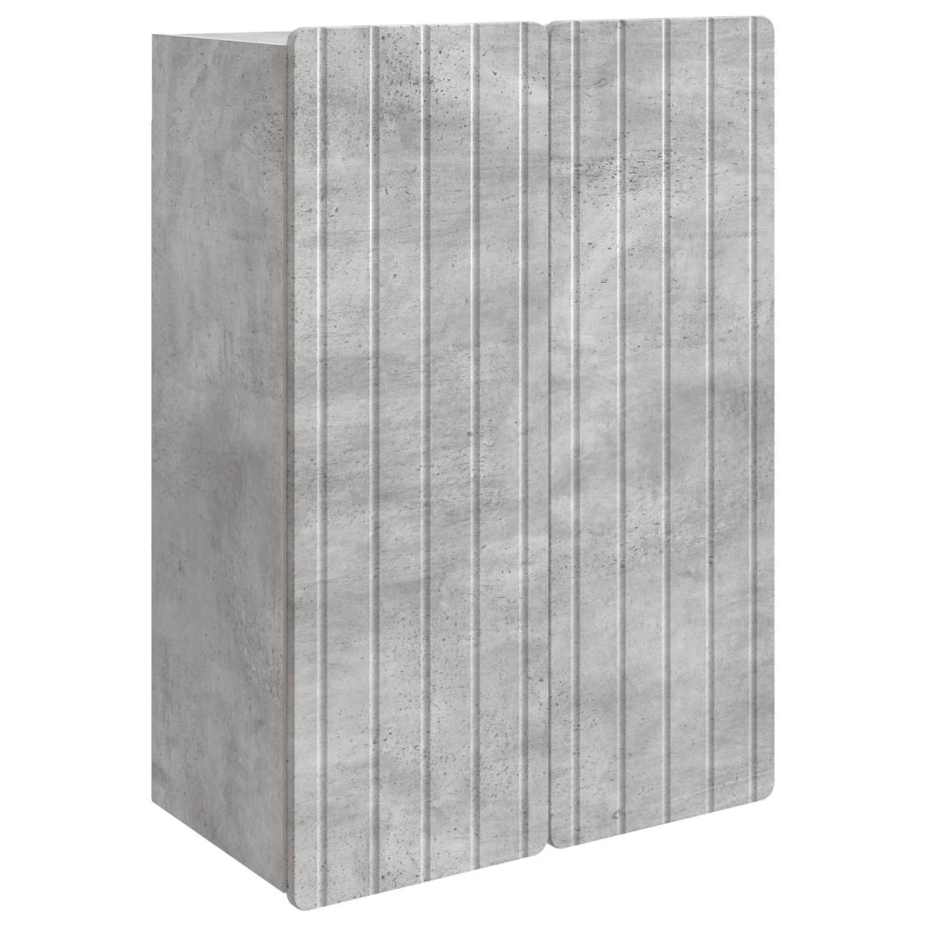 Mobiletto a muro Grigio Cemento 66 x 34,5 x 92 cm