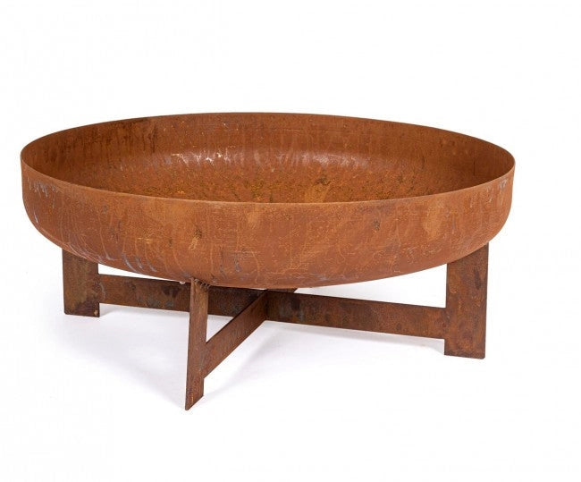 Braciere da Giardino Ø60x24h cm Efesto Ruggine
