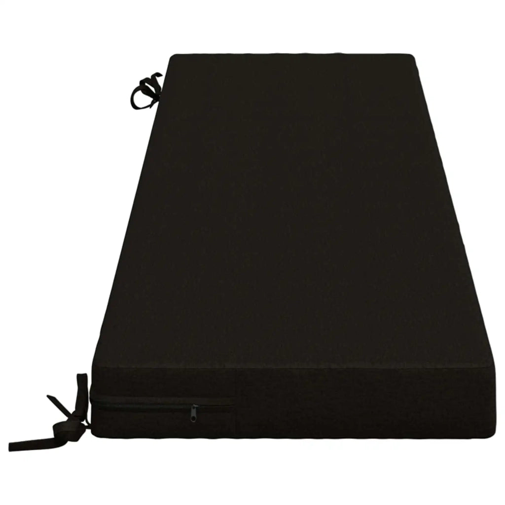 Cuscini per Panchina a 2 Pezzi SOEST 2 pz 100% Poliestere Nero 949907
