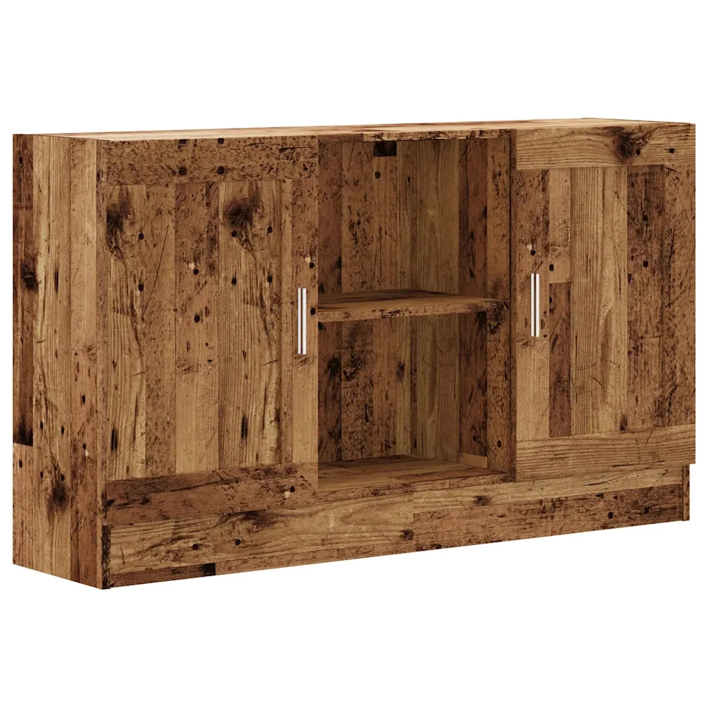 Credenza-Buffet-Armadio da cucina Legno Antico 120x30,5x70 cm in Truciolato 560758