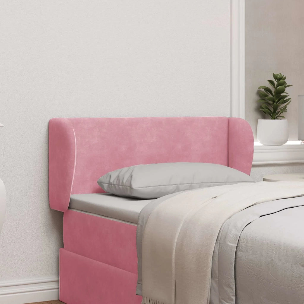 Orecchia della Testata Rosa 40 x 23 x 6 cm Velluto CFW3049667