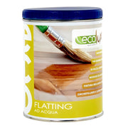 Ecolux flatting ad acqua vernice lucida per legno trasparente *** formato 0,750 lt, confezione 1