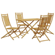 Set da Pranzo da Giardino 5 pz | Set Salotto da Giardino in Bamb¨´