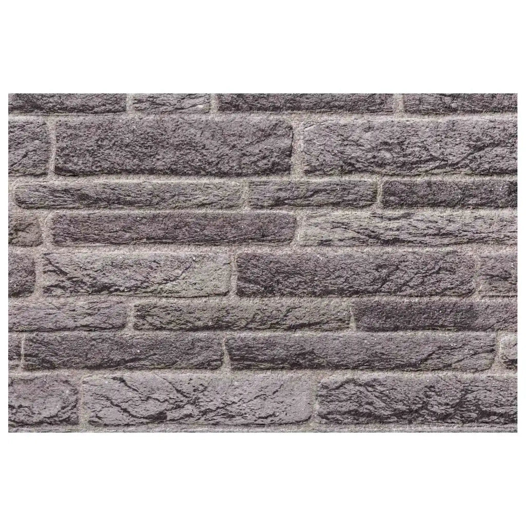 Pannelli da parete 10 pcs Antracite 100 x 50 cm Schiuma EPS
