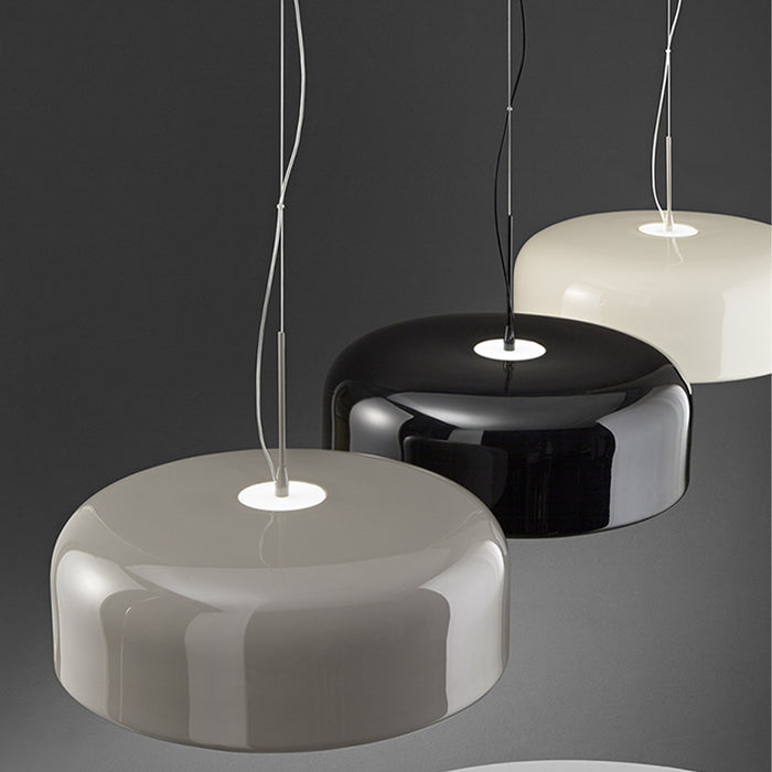 Sospensione Moderna Velia Metallo Grigio Led 20W Dimmerabile Ip20