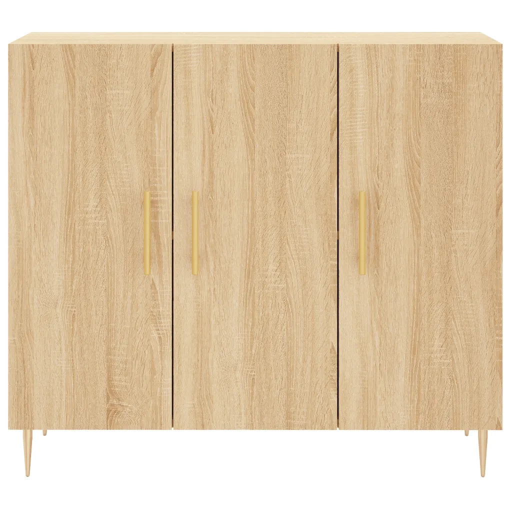 Credenza | Madia | Buffet da pranzo | Armadio da pranzo Rovere Sonoma 90x34x80 cm in Legno Multistrato